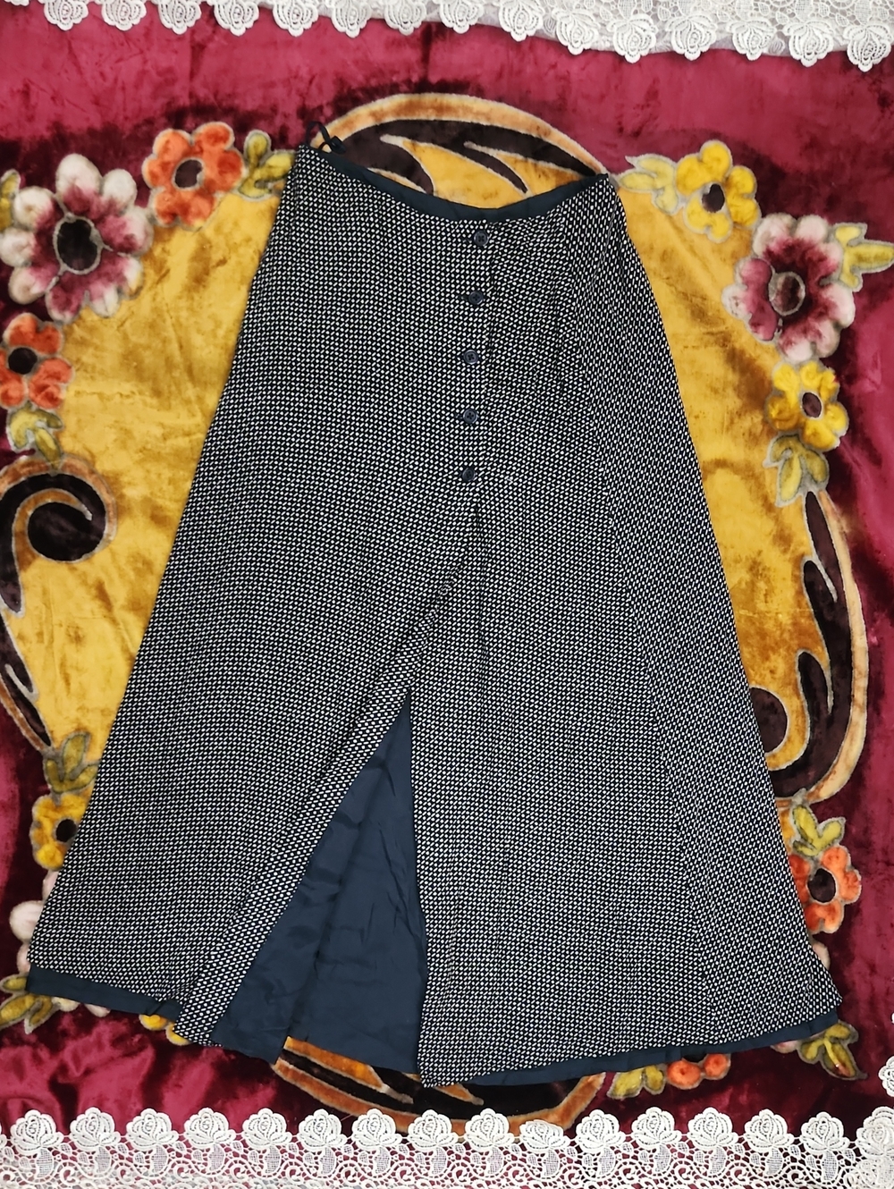 Vintage DKNY Maxi Wrap Skirt.